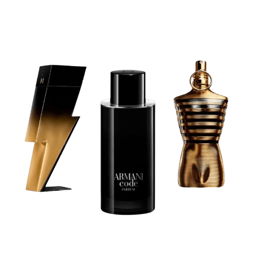 3-Piece Men's Fragrance Set: Paco Rabanne Phantom, Armani Code, Jean Paul Gaultier Le Male